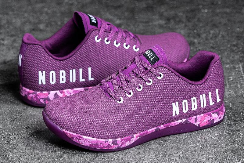 Purple Nobull Purple Heather Men's Trainers | CA O1263K